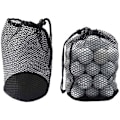 Miniatyrbillede 1 af 5: Golfboldposer 2 stk Nylon Nylon Snørebånd Net Opbevaringspose 22*20cm
