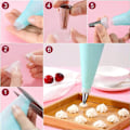 Miniatyrbild 3 av 6: Bakmattor i silikon för macarons - 23-delars non-stick bakmattor för macarons, kakor, bröd