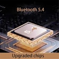 Miniatyrbillede 4 af 5: Nye A8Pro Bluetooth 5.4 trådløse øretelefoner LCD farveskærm ANC+ENC aktiv støjreduktion TWS 15 nationale sprog A（Sort）