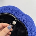 Miniatyrbillede 1 af 5: Fransk Beret Kunstig Kasmir Ottekantet Hat Kærlighed Hjerte PU Læder Skygge Hue Beret Efterår Vinter Blød Retro Maler Kasketter（En Størrelse，Khaki）