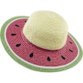 Miniatyrbild 1 av 5: Dww-Pasque rouge-Flickor Halmhattar, Barn Sommar Solhatt för Strand Resor Vandring