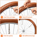 Miniatyrbild 7 av 7: Däckavtagare cykel, 3 st kolstål däckavtagare monteringsavtagare cykel däckreparation däckbytesverktygssats