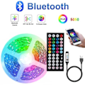 Miniatyrbilde 1 av 5: 20m LED-lys Bluetooth RGB-lys LED-stripe med 44-knappers fjernkontroll musikksynkronisering fargeendrende LED-stemningsstripe