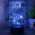 3D LED Nattlampor Anime-karaktärer 3D-illusion