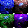 Miniatyrbilde 2 av 5: Projektor, 3 i 1 LED stjernelys projektor havbølge projektor USB stjernehimmel