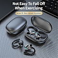 Pikkukuva 2 / 5: Tws Langaton Bluetooth-kuuloke Pitkä Valmiusaika Handsfree-kuulokkeet Langattomat Business-kuulokkeet Urheilukuulokkeet Hifi Mini-korvakoukut Kuulokkeet Mikrofonilla Led