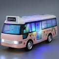 Pikkukuva 4 / 5: Lasten bussin oven avautuva bussimalli leluauto Inertia Simulation Bus Pojat ja tytöt Lelut（sininen）