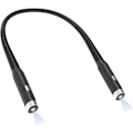 Pikkukuva 1 / 5: Led-kaulavalaisin, kädet vapaana kirjanvalot lukemiseen yöllä, USB-ladattava (musta) Hy