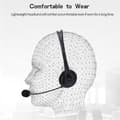 Headset 3.5MM Headset Eksamenskabel Headset Business Operatør Special Computer Hørelse Multi-Funktion Earphone, A（Som Vist）