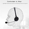 Miniatyrbillede 1 af 5: Headset 3.5MM Headset Eksamenskabel Headset Business Operatør Special Computer Hørelse Multi-Funktion Earphone, A（Som Vist）