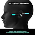 Miniatyrbillede 5 af 5: Led Breath Lamp Bluetooth Bone Conduction Wireless Earphone Bluetooth Headset Touch Single Ear Headset For Phone Tws Noise Reduction A