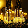 Miniatyrbillede 3 af 5: 6,5 meter 30 LED solcelledrevne udendørs LED-lyskæder 8 tilstande dekorative til have terrasse hjem