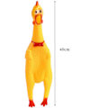 Pikkukuva 4 / 5: Ln-shrilling Chicken Toy - Push-up Screaming Chicken Toy, Dog Toy