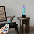 Miniatyrbillede 8 af 8: LED dekorationslys LED dekorationslys, lavalampe med 7 farveskift til hjemmet, oplev \"undervands\"-verdenen, sort