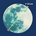 Miniatyrbilde 2 av 5: Dww-Glow in the Dark 30cm - Glow in the Dark Ceiling Perfekt for tak, Glow in the Dark Space Stickers, Moon Stickers eller Moon Stickers