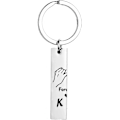 Miniatyrbild 4 av 5: Par Keychain för Par - Söt Mini Matchande Löfte Nyckelring Kung Drottning För Alltid Kärlek Hjärta Smycken för Honom Hennes Flickvän Pojkvän Man Fru Present