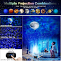Miniatyrbillede 3 af 5: Planetprojektor, galakseprojektor, populærvidenskabelig projektorlampe, stjernenat