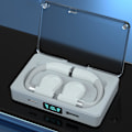 Miniatyrbild 2 av 5: Bluetooth 5.3 Retro Öronmonterad Digital Display Intelligent Brusreducering Trådlösa Bluetooth-hörlurar Kan Användas Som Powerbank