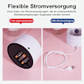 Miniatyrbilde 4 av 8: LED dekorativt lys LED dekorativt lys, lavalampe med 7 fargeendringer for hjemmet, opplev \"undervanns\"-verdenen, hvit