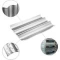 TG08#D3 Sølv Medium Baguettform med 3 Spor | Kakeform