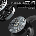 Miniatyrbillede 4 af 5: L700 Bærbar Bluetooth Headset Stereo Støjreduktion Headset Pluggable Mobiltelefon Computer Universal E413