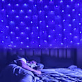 Pikkukuva 1 / 5: Led-valoverkko koristevaloihin puutarhan koristeluun (sininen)