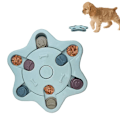 Miniatyrbild 2 av 5: Interaktivt pusselspel hund leksak, godis dispenser för hundar träning rolig utfodring, färgglad design långsam matare för att hjälpa husdjur matsmältning
