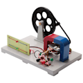 Miniatyrbillede 2 af 5: Hånd AC og DC krumtap generator model, demonstrationsmotor generator aktivitetsmodel, enhed eksperimentelt udstyr（Som vist）