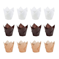Miniatyrbillede 3 af 3: 150 stk. Muffinforme Papir Tulipanform Bageforme Cupcakeforme Muffinform