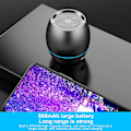 Pikkukuva 5 / 5: Älykäs Bluetooth-kaiutin Mini-subwoofer Metalliteksturoitu kannettava langaton korttipaikka-kaiutin