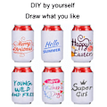 Miniatyrbild 5 av 8: Sublimeringsämnen Burk Kylare – 12-pack Neopren Öl Kylare Perfekt för DIY Projekt för Bröllop, Möhippor, Födelsedagar, Vit