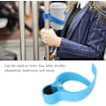 Pikkukuva 2 / 5: 2 kpl bussin mukiteline, sininen säilytysteline koukku ABS kannettava juomateline helppo handsfree juomateline