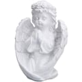 Miniatyrbillede 1 af 5: Bedende Engel i Harpiks - Engelstatue med Vinger - Englefigur