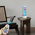 Miniatyrbillede 8 af 8: LED dekorationslys LED dekorationslys, lavalampe med 7 farveskift til hjemmet, oplev \"undervands\"-verdenen, hvid