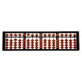 Miniatyrbillede 1 af 5: 17-cifret Abacus Soroban Perler Kolonne Traditionel Børneskole Matematik Læringshjælpemidler Kaesi