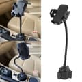 Telefonholder til bil, Gooseneck koppholder, mobiltelefonholder til bilkoppholder (38,5 cm)