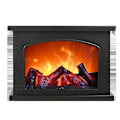 Miniatyrbild 5 av 5: Simulerad spis kreativ små prydnader hantverk ljusstake simulering dekoration LED kol flamma vindlampa (rektangel)
