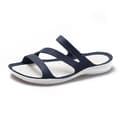 Flip-flops til kvinder, afslappede flade sandaler, komfortable slippers (8, blå)