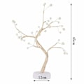 Miniatyrbilde 5 av 6: 36LED 3D Bordlampe, Kobbertråd Juletrær Nattlys for Innendørs Barnerom Dekor Fe Lys