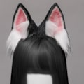 Miniatyrbillede 5 af 5: Dyre Hundeører Hårbøjle Plys Hovedbeklædning Cosplay Halloween Fest Hovedbøjle（B）