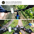 Miniatyrbilde 5 av 6: Motorsykkel Telefonholder, 360° Roterbar Bilholder, Rød