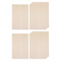 Miniatyrbilde 1 av 5: 20 stk. DIY-modell Balsatreplate Treplate Håndverk Modell 50x200x1.5mm