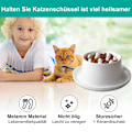 Miniatyrbillede 7 af 8: Langsomt mad kæledyrsskål, lækagesikker, tip-sikker, A5 melamin materiale, kapacitet 100 ml