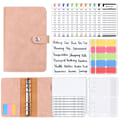 Miniatyrbild 1 av 4: Budget Planner Budget Binder A6, Spara pengar mapp Pengar kuvert Kuvertmetod Med pengarfack A6 Binder Budget Notebook