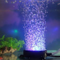 Miniatyrbillede 2 af 5: Led Akvarium Luftsten Fisketank Bubbler Lys Luftsten Diffuser Dekorationslampe Med Suer Farverig Baggrundsbelysning (2,2 tommer lysdisk (ingen fjernbetjening))