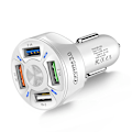 Miniatyrbild 1 av 5: 4-portars USB-billaddare för bil Snabbladdning 3.0 Snabbladdning Qc 3.0 Billaddare USB-adapter