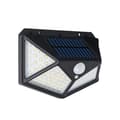 LED-vägglampa med rörelsesensor, IP65 vattentät, solcellsdriven, armatur