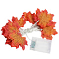 Pikkukuva 1 / 5: 10/20/40 Led Kurpitsan Lehti Valosarja Halloween 3d Kurpitsa
