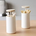Miniatyrbild 4 av 5: Pop-Up Tandpetarehållare, Automatisk Tandpetare Dispenser, Tandpetare Förvaringslåda - Trä