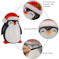 Miniatyrbillede 2 af 5: Jule Veranda Cover Penguin Udendørs Julelampe Dekoration